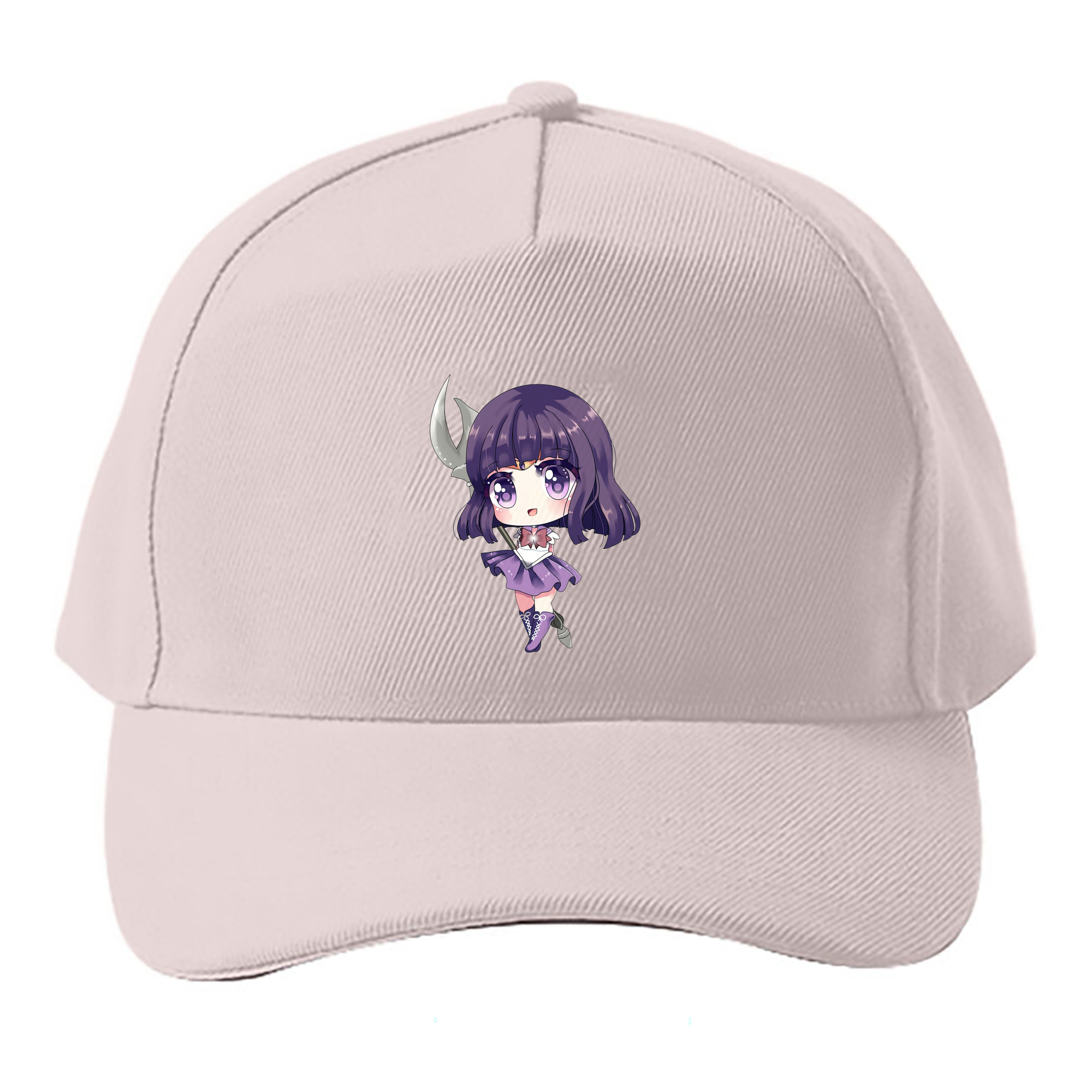 （画像用） 美少女戦士セーラームーン 土萠ほたる Sailor Moon Tomoe Hotaru （セーラーサターン；Sailor Saturn） ベースボールキャップ 綿100％ 男女兼用 帽子 スポーツ